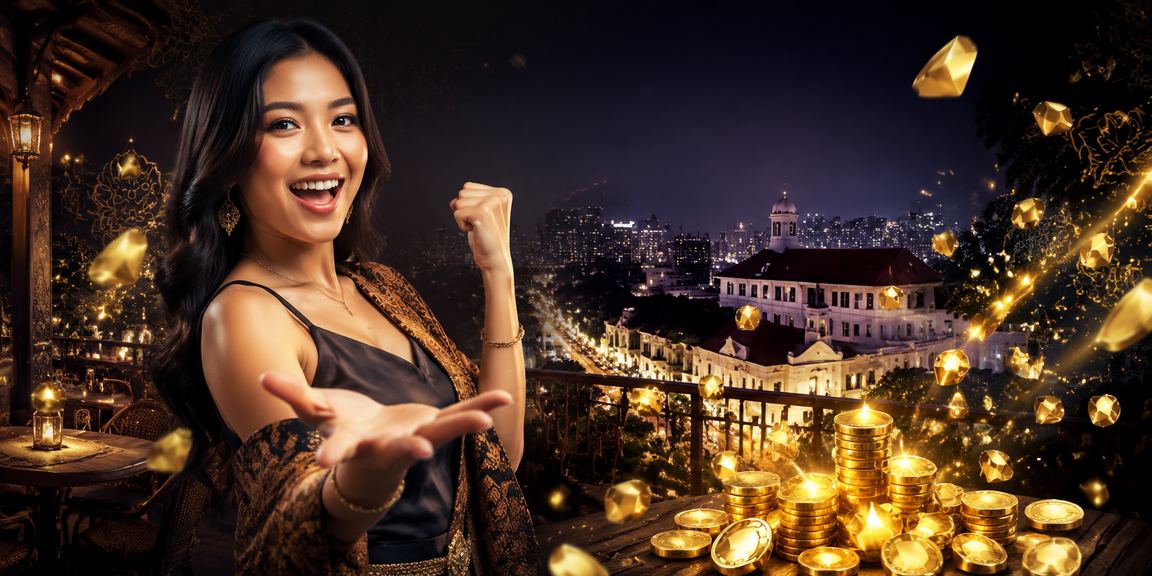 Pemain duduk di kafe modern sambil mengakses platform taruhan online dengan ponsel pintar